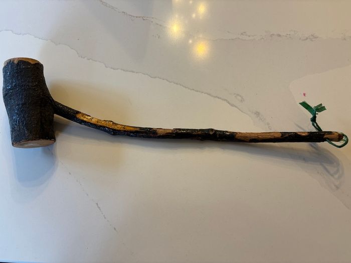 Hand-Carved Wooden Snake Walking Stick and Shillelagh