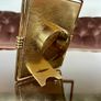 Vintage Timemaster England Quartz Gold Clock Image 6
