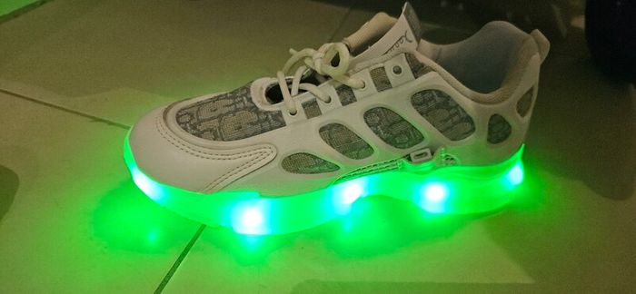 Kids Shoes with rechargeable Led lights multiple colours