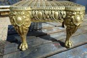 Heavy Early Victorian Brass Footman Trivet