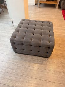 Grey Foot Stool