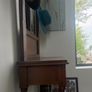 Victorian pitch pine hallstand with drawer Image 2