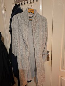 Grey dressing gown
