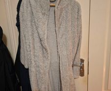 Grey dressing gown