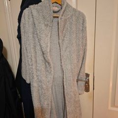 Grey dressing gown