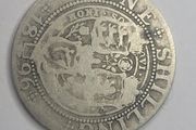 One shilling silver coin Victoria 1896