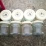8 mini glass jar in caddy bag Image 3