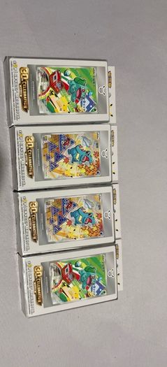 Pokemon 30th Anniversary Chinese Exclusive Blind Boxes x4 Sealed