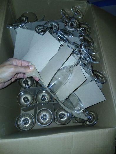 Box of wine glasses