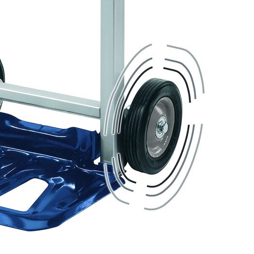90 Folding Sack Truck | 90 kg Capacity Aluminium Framed Folding Trolley On Wheels | Folding Hand Truck With Extendable Handle, Multicolor