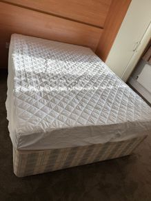 Double Bed with Mattress. Good Condition