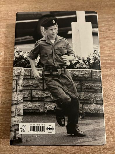 Brand New Spare by Prince Harry Hardback Book