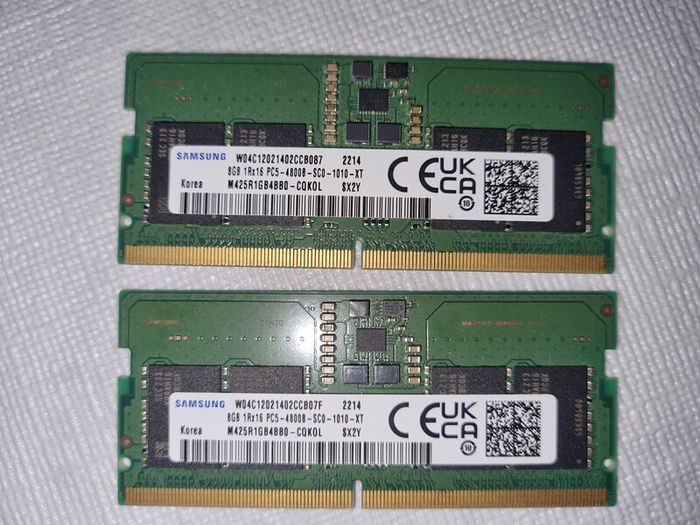 Samsung 16gb Ddr5 Sodimm Laptop Ram Kit (2x8gb)