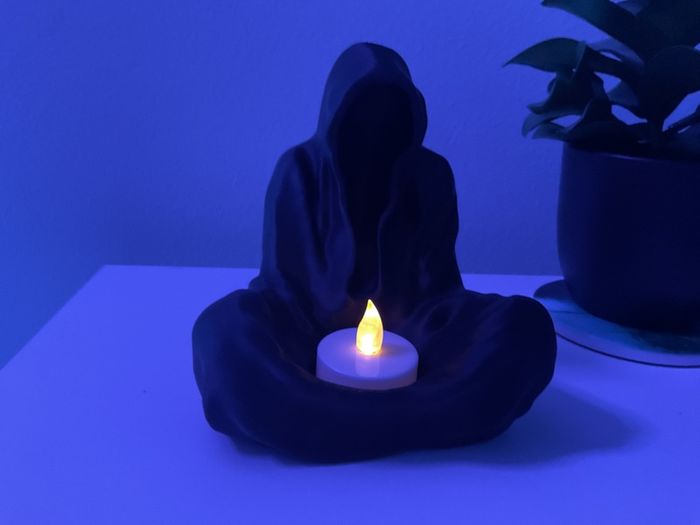 Death Candle Holder- Halloween Decoration