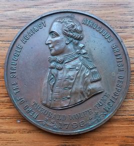 Theobald Wolfe Tone bronze medallions