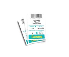 Centra Chicken Fillet Roll Glossy Stickers 3-Pack