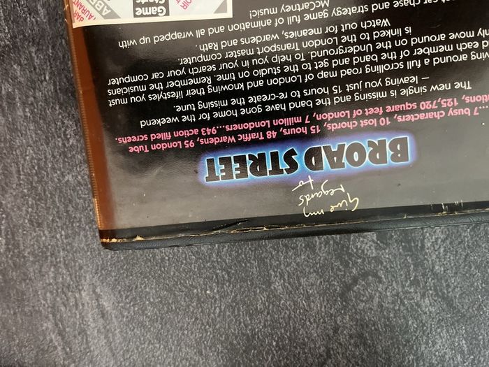 Paul McCartneys Give My Regards to Broad Street C64 Game (Mind Games, 1985) Very Rare
