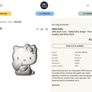 France 10 Euro Silver (.999) Proof Coin 2024 - Hello Kitty Shape - Hello Kitty Image 5