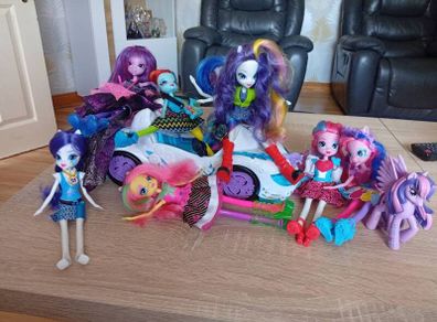 My Little Pony Equestria Girls Toy Bundle with DJ Pon3 Convertible