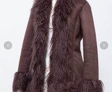 Stradivarius kaban Afgan penny Lane coat