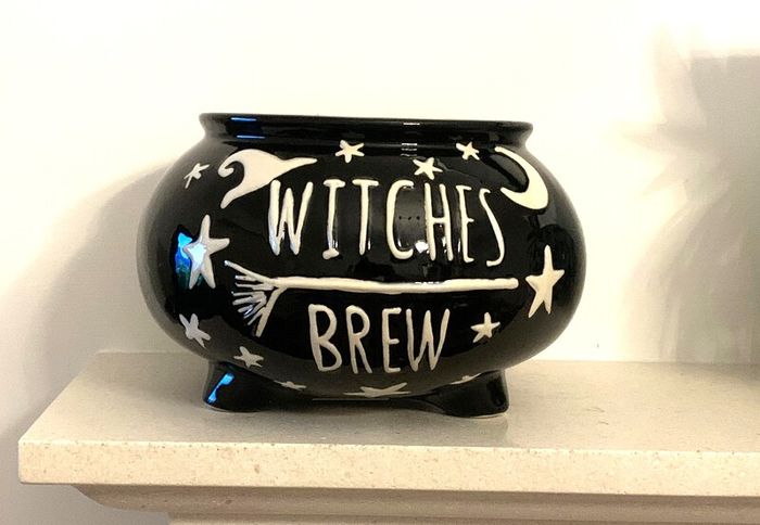 Next Halloween Stoneware Cauldron NEW