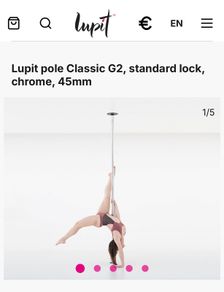 Lupit Pole Classic G2 Chrome 45mm
