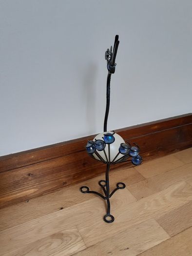 Metal Art Candle Holder