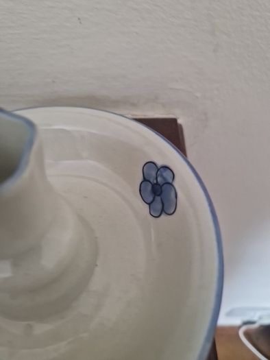 pottery candle holder
