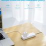 Extension Lead 2 Way Plug Sockets with Individual Switches Wall Mountable Power Strip 1.5M Extension Cable 13A Fused UK Plug 3250W Image 2