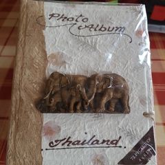 vintage handmade photo album