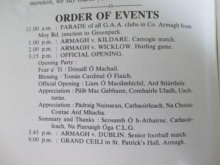 Gaa Athletic Grounds Armagh Developmen 1984
