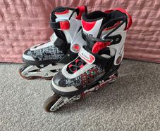 Rollerblades for kids, adjustable boots