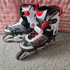 Rollerblades for kids, adjustable boots