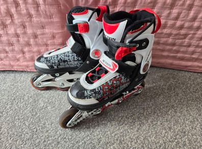 Rollerblades for kids, adjustable boots