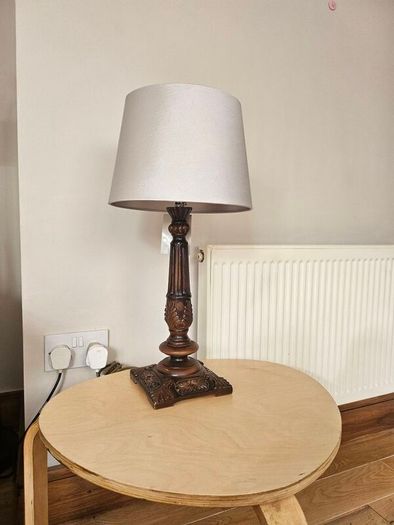 Wooden Finish Table Lamp