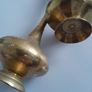 Brass Ornamental Vases x 2 Image 2
