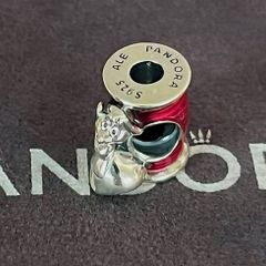 Pandora Disney Cinderella Suzy Mouse Needle and Thread Charm New