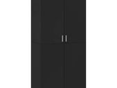 Wardrobe Black 80x52x180 cm Chipboard