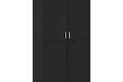 Wardrobe Black 80x52x180 cm Chipboard