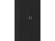 main image for ad Wardrobe Black 80x52x180 cm Chipboard