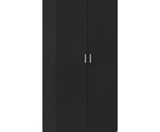 Wardrobe Black 80x52x180 cm Chipboard