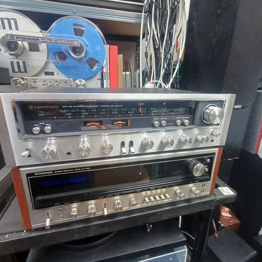 Hifi Gold from the Japanese Golden era 1970s STUNNING condition Rare Kenwood KR-6600 Monster receiver huge power 80W  Runs 3xpairs  of speakers immaculate fully serviced and pots all cleaned