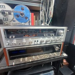Hifi Gold from the Japanese Golden era 1970s STUNNING condition Rare Kenwood KR-6600 Monster receiver huge power 80W  Runs 3xpairs  of speakers immaculate fully serviced and pots all cleaned