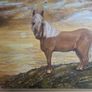 oil painting,Diane Pudnick,1980,cornish pony Image 4