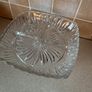 Art Deco Pressed Glass 4 Section square Serving Dish Image 3