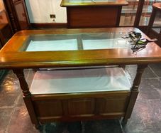 3 vintage display counters