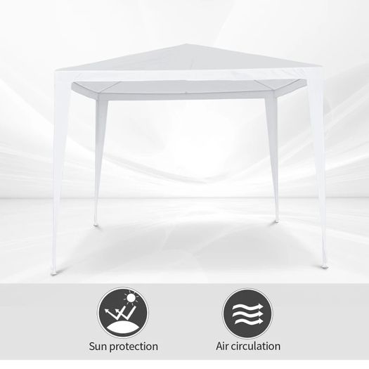2.7m x 2.7m Garden Gazebo Marquee Party Tent Wedding Canopy Outdoor (FREE POSTAGE)