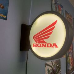 Honda sign led light box wall bar