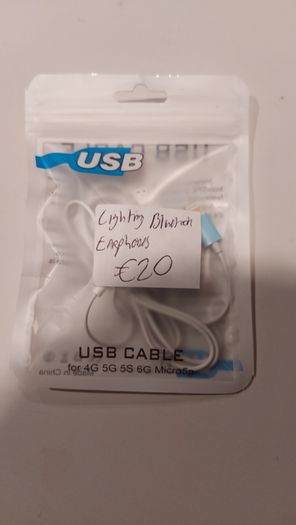 Bluetooth Lighting Wired Earphones Free Post
