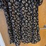 Primark Sustainable  Viscose Black Dress With A Small  Flower Pattern.Size 18.  B.N.W.T. Image 3